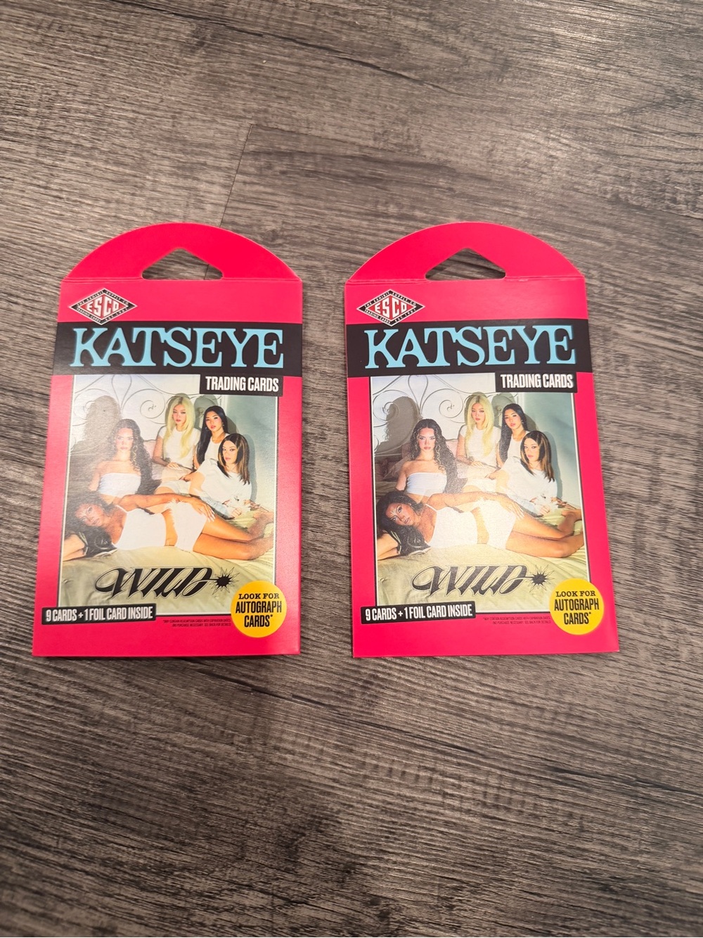 Katseye 2 pack wild trading card bundle